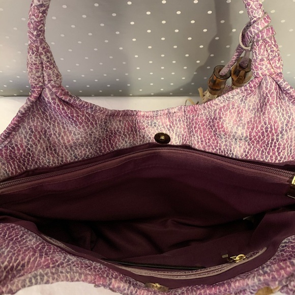 Sondra Roberts Squared Woven Tassel Hobo - Picture 4 of 7